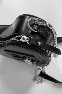 Y2K Grunge Gothic Punk Heart Shoulder Bag - Retro 90s Fashion, Y2K Summer & Party Outfits