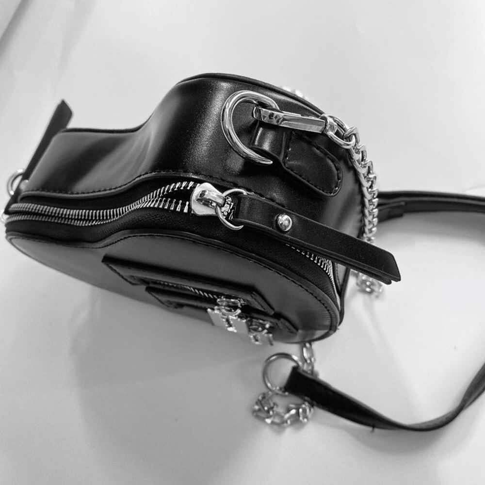 Y2K Grunge Gothic Punk Heart Shoulder Bag - Retro 90s Fashion, Y2K Summer & Party Outfits