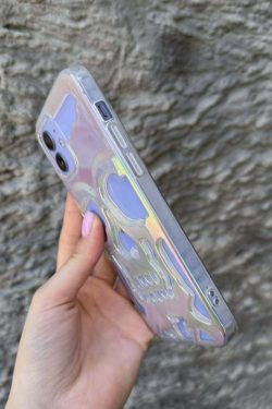 Y2K Grunge Gothic Skull Phone Case - Retro 90s Style for Y2K Fashion and Summer Outfits