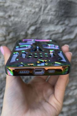 Y2K Grunge Gothic Skull Phone Case - Retro 90s Style for Y2K Fashion and Summer Outfits