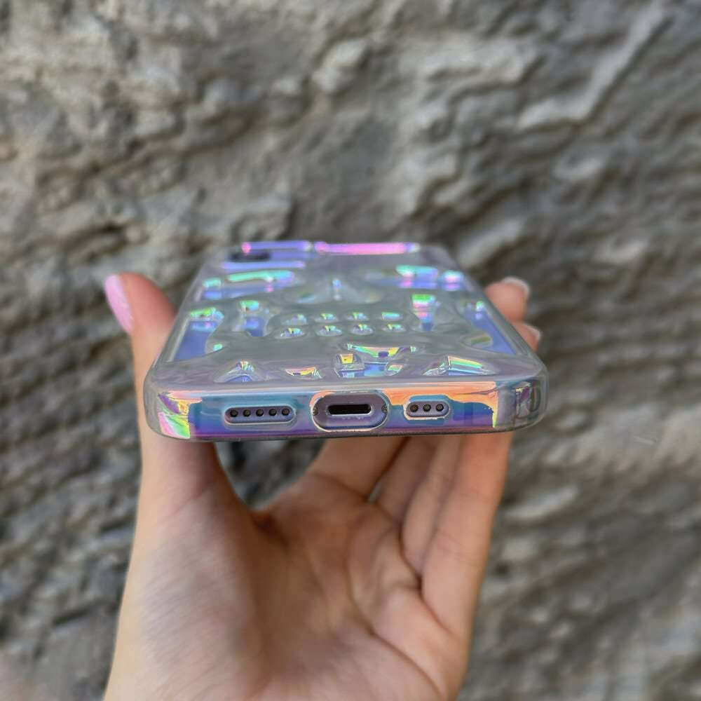 Y2K Grunge Gothic Skull Phone Case - Retro 90s Style for Y2K Fashion and Summer Outfits