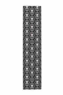 Y2K Grunge Gothic Skull Table Runner - Perfect for Retro 90s Party, Summer Y2K Outfits Decor