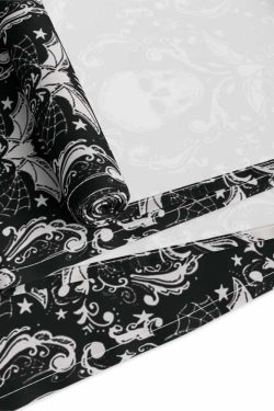Y2K Grunge Gothic Skull Table Runner - Perfect for Retro 90s Party, Summer Y2K Outfits Decor