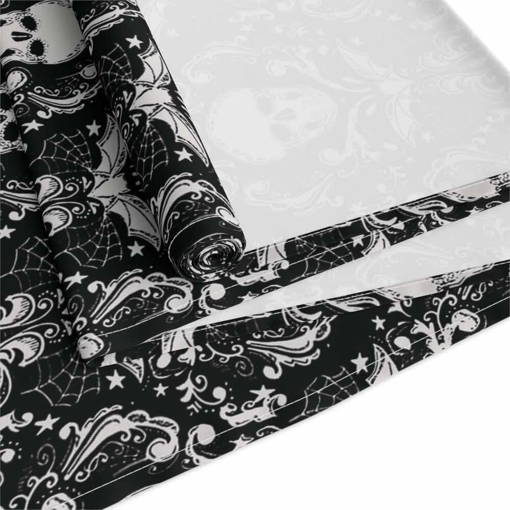 Y2K Grunge Gothic Skull Table Runner - Perfect for Retro 90s Party, Summer Y2K Outfits Decor