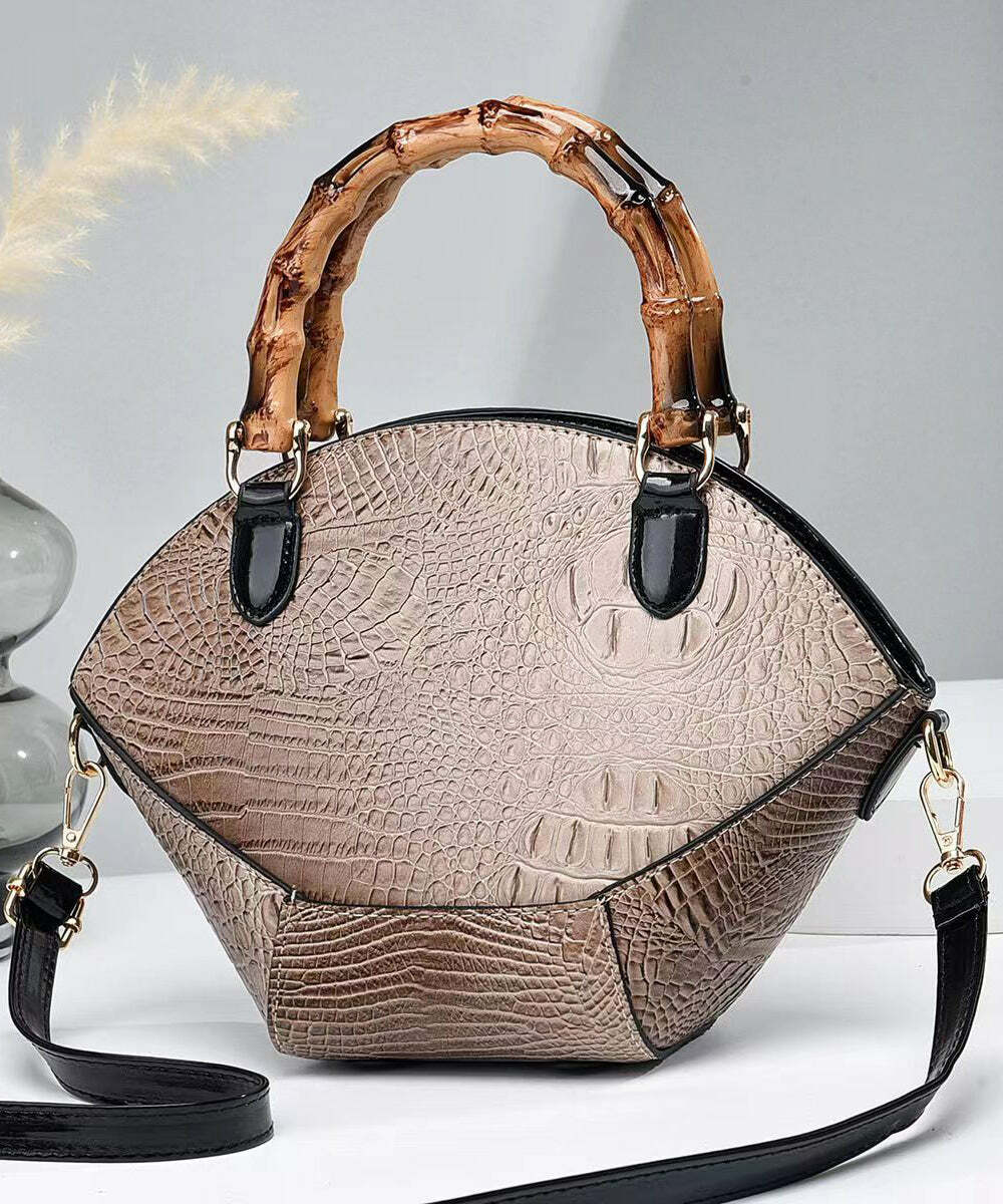 Y2K Grunge Green Embossed Faux Leather Tote Handbag - Retro 90s Fashion, Y2K Summer Style