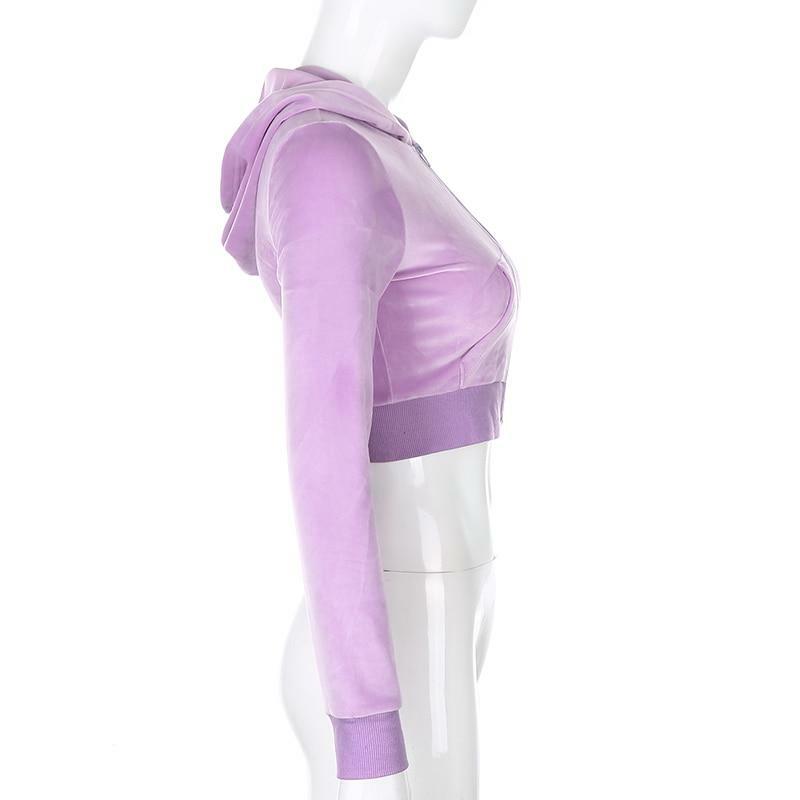 Y2K Grunge Half Zip Crop Hoodie - 90s Retro Summer Outfit, Y2K Party & Club Fashion