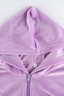 Y2K Grunge Half Zip Crop Hoodie - 90s Retro Summer Outfit, Y2K Party & Club Fashion