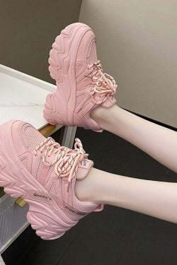 Y2K Grunge Harajuku Chunky Platform Sneakers - Retro 90s Fashion, Summer & Party Outfits