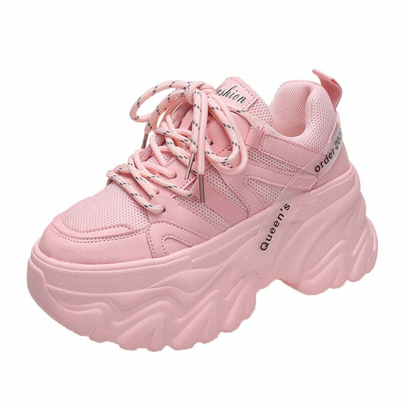 Y2K Grunge Harajuku Chunky Platform Sneakers - Retro 90s Fashion, Summer & Party Outfits