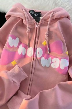 Y2K Grunge Harajuku Kawaii Hoodie - Retro 90s Fashion, Pastel Goth, Summer Y2K Outfits