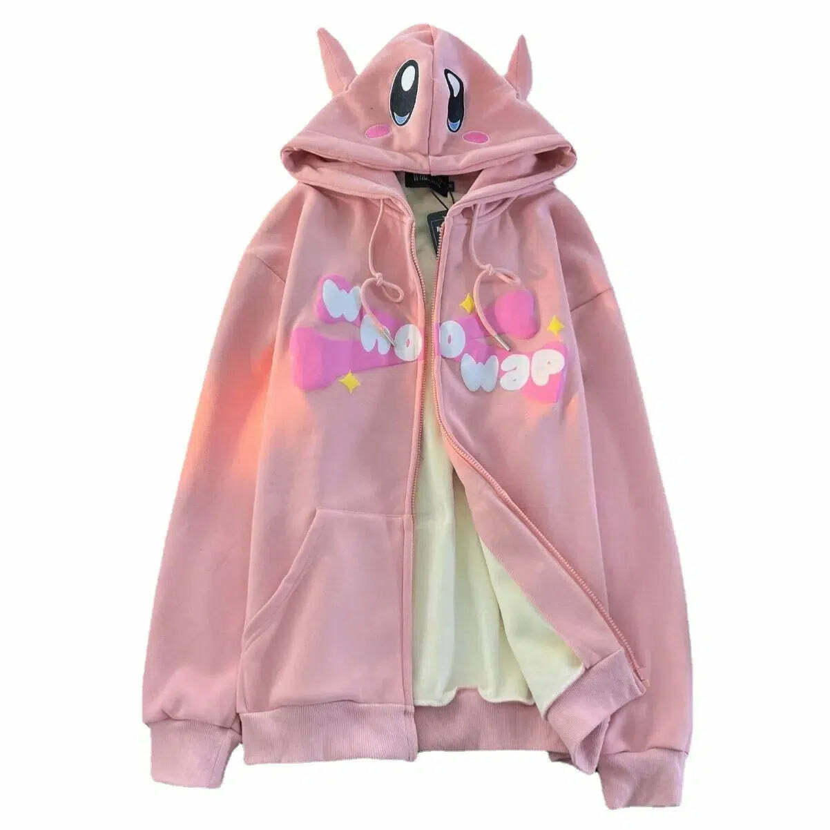 Y2K Grunge Harajuku Kawaii Hoodie - Retro 90s Fashion, Pastel Goth, Summer Y2K Outfits