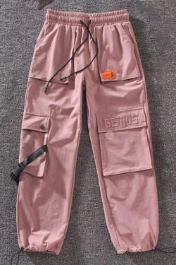 Y2K Grunge Harajuku Pants - 90s Retro Summer Outfit, Gothic Y2K Fashion, Pastel Goth Style