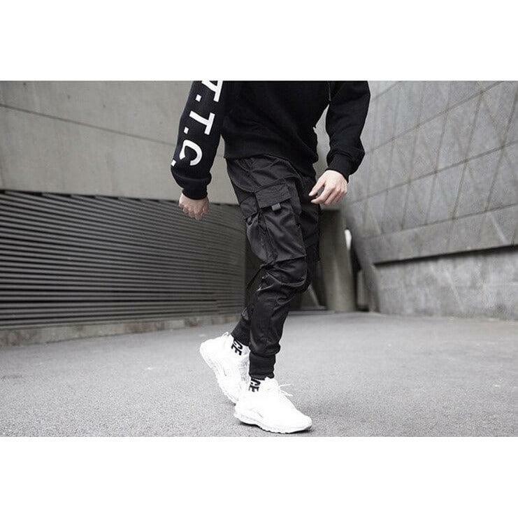 Y2K Grunge Harajuku Street Style Pants - 90s Retro Summer Outfit, Gothic Y2K Fashion
