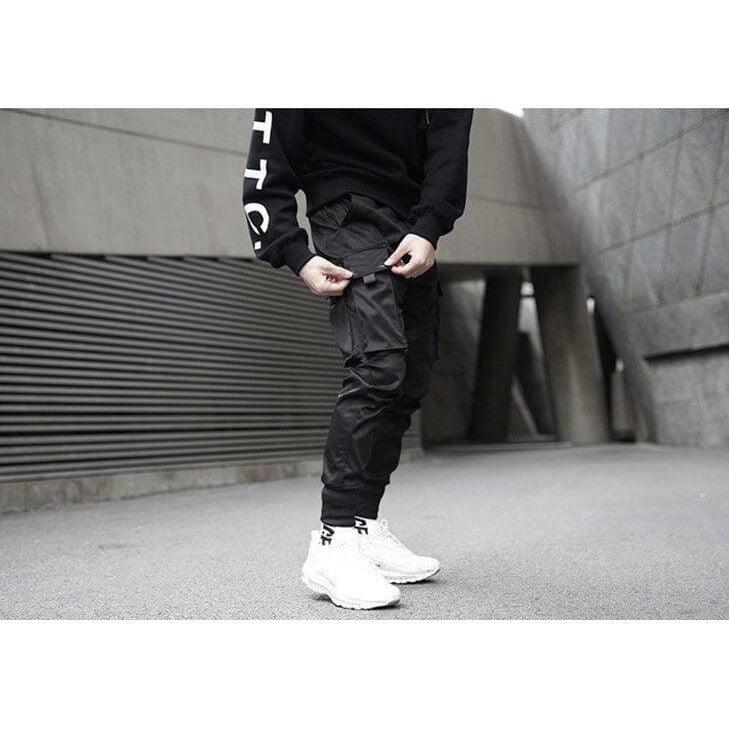 Y2K Grunge Harajuku Street Style Pants - 90s Retro Summer Outfit, Gothic Y2K Fashion