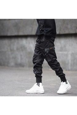 Y2K Grunge Harajuku Street Style Pants - 90s Retro Summer Outfit, Gothic Y2K Fashion