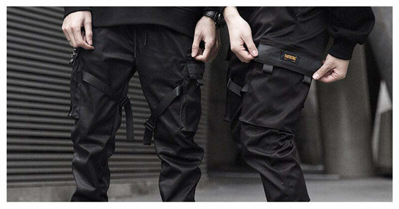Y2K Grunge Harajuku Street Style Pants - 90s Retro Summer Outfit, Gothic Y2K Fashion