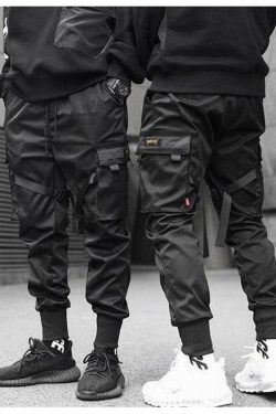 Y2K Grunge Harajuku Street Style Pants - 90s Retro Summer Outfit, Gothic Y2K Fashion