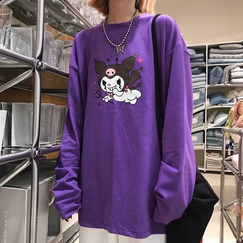 Y2K Grunge Harajuku Sweatshirt - Retro 90s Fashion, Gothic Y2K, Summer Y2K Outfits
