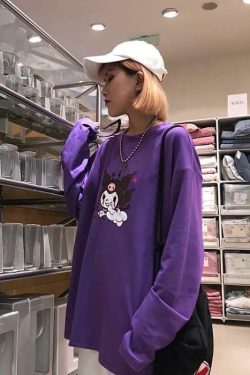 Y2K Grunge Harajuku Sweatshirt - Retro 90s Fashion, Gothic Y2K, Summer Y2K Outfits