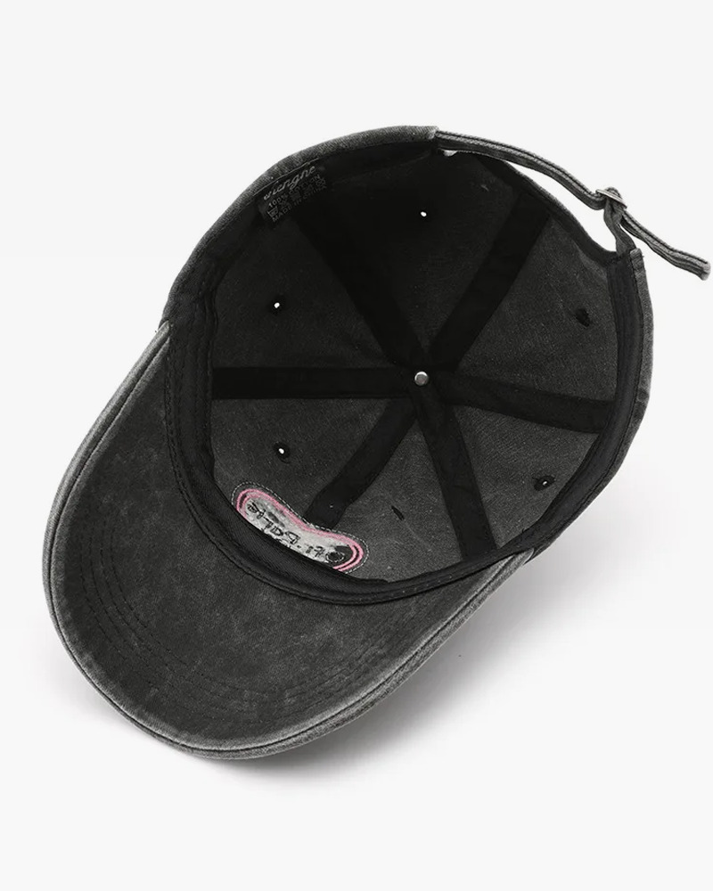 Y2K Grunge Heart Baseball Cap - Retro 90s Fashion, Summer Y2K Outfits, Pastel Goth Style