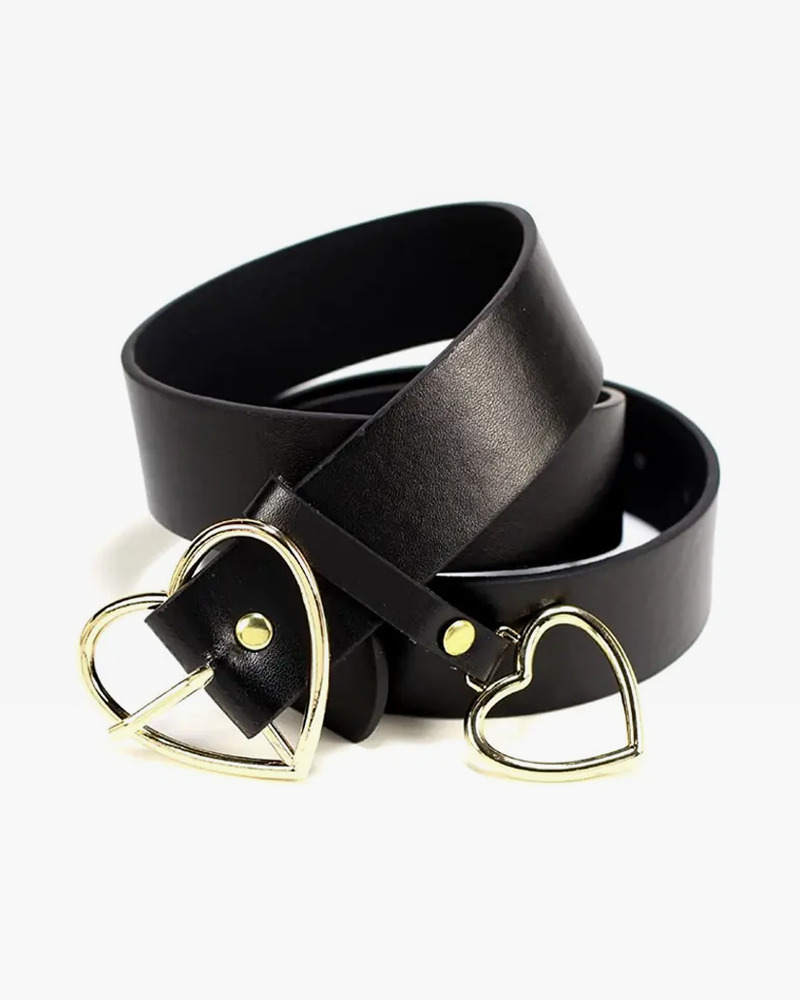 Y2K Grunge Heart Belt - Perfect for 90s Outfits, Summer Y2K Fits, and Retro Party Looks