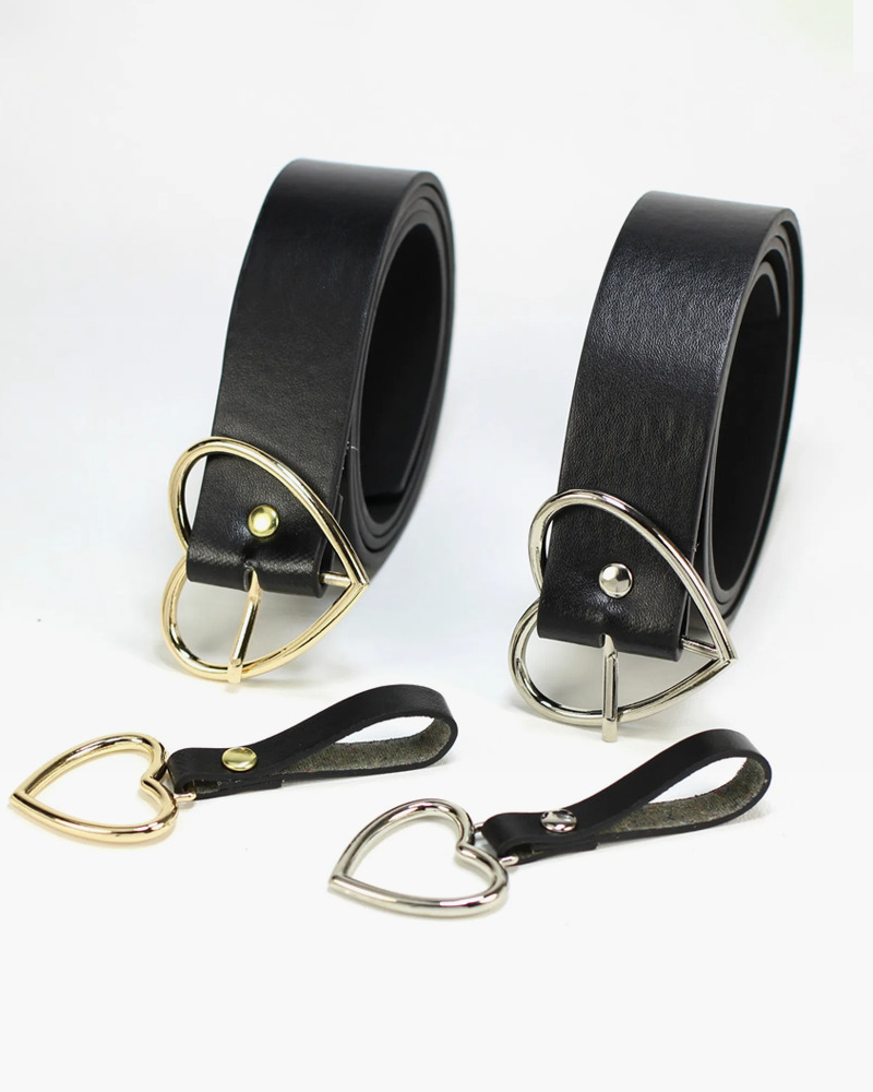 Y2K Grunge Heart Belt - Perfect for 90s Outfits, Summer Y2K Fits, and Retro Party Looks