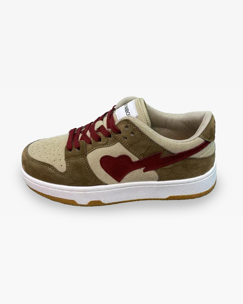 Y2K Grunge Heart Sneakers - Retro 90s Fashion, Summer Outfits, and Hip Hop Style