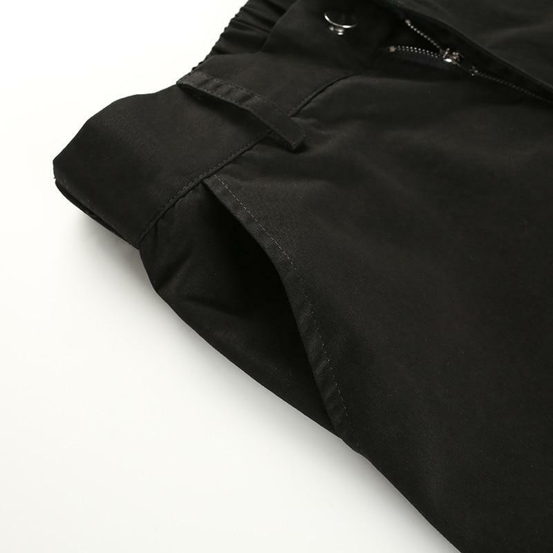 Y2K Grunge High Waisted Black Cargo Pants - 90s Fashion, Retro Style, Y2K Summer Outfits