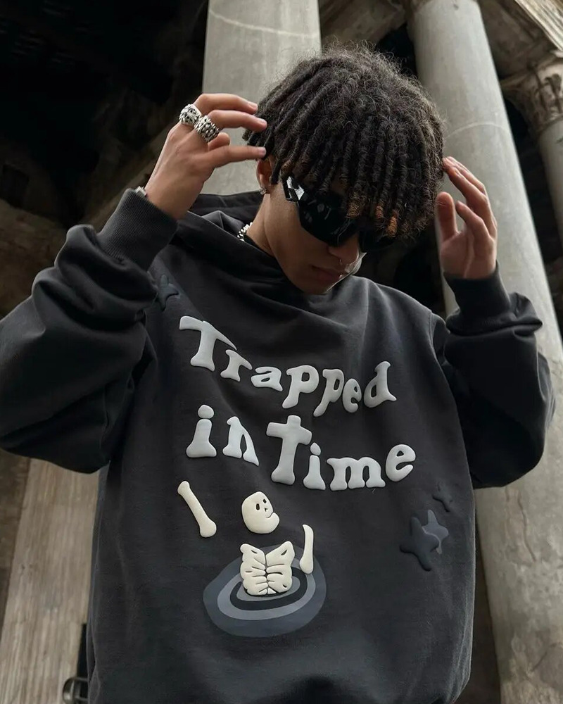 Y2K Grunge Hoodie - Retro 90s Fashion, Summer Y2K Outfits, Pastel Goth, Y2K Club & Party