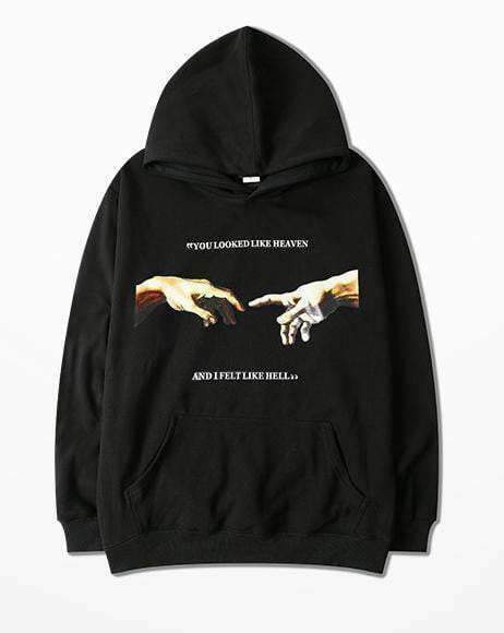 Y2K Grunge Hoodie - Retro 90s Fashion, Y2K Summer Outfits, Gothic Y2K, Pastel Goth Style