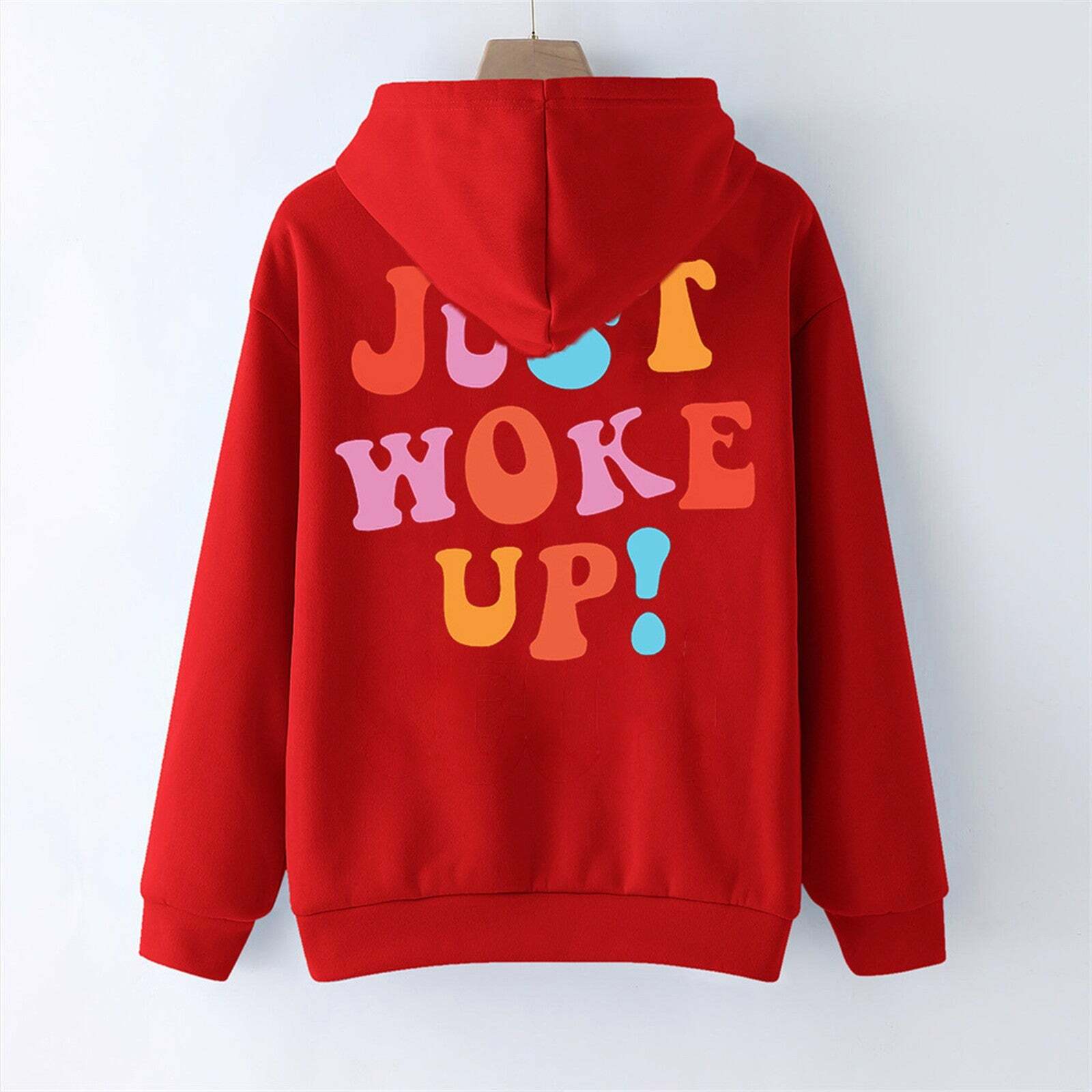 Y2K Grunge Hoodie - Tumblr Girl Just Woke Up, 90s Retro Style, Summer Y2K Fashion