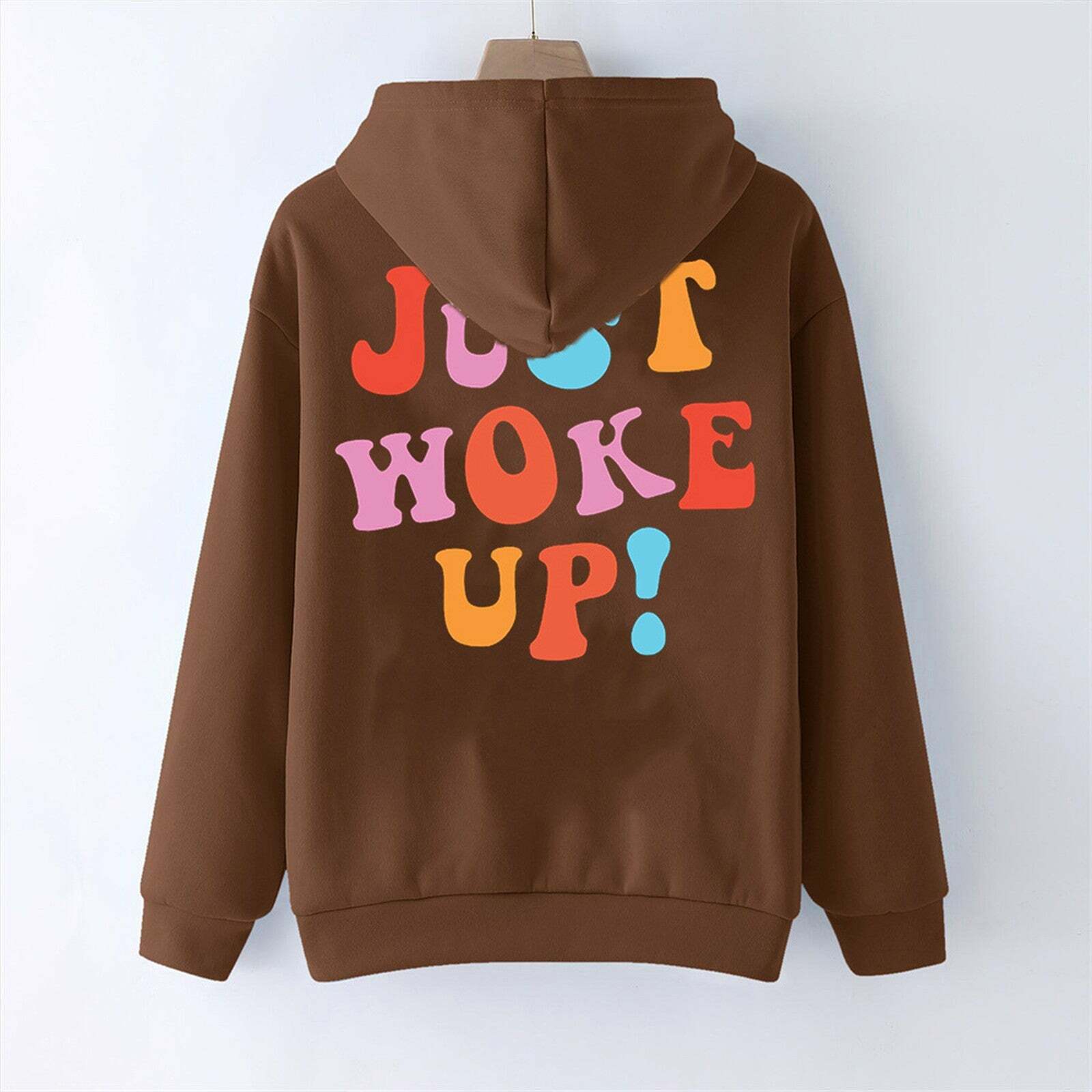 Y2K Grunge Hoodie - Tumblr Girl Just Woke Up, 90s Retro Style, Summer Y2K Fashion