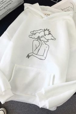 Y2K Grunge Hoodie ⛅️ - Retro 90s Fashion, Summer Y2K Outfits, Pastel Goth