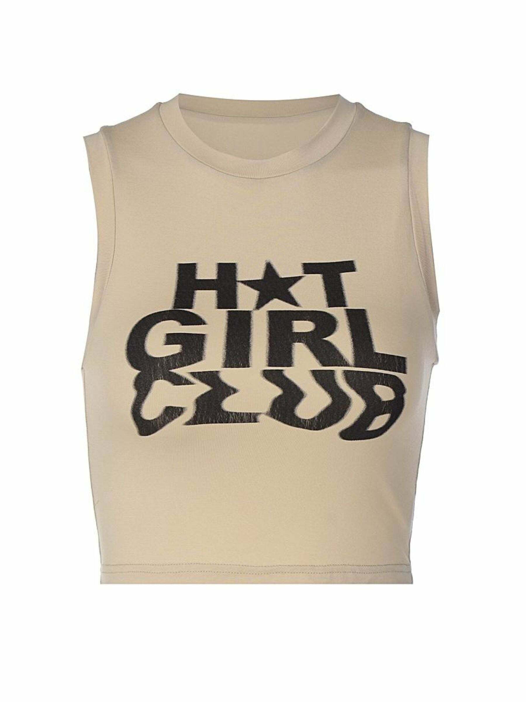 Y2K Grunge Hot Girl Club Crop Top - 90s Retro Summer Party Outfit, Pastel Goth Fashion