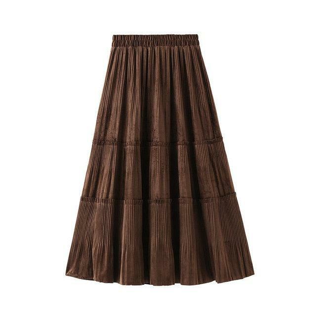 Y2K Grunge Indie Ruffle Maxi Skirt - Retro 90s Summer Outfit, Pastel Goth, Y2K Fashion