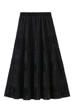 Y2K Grunge Indie Ruffle Maxi Skirt - Retro 90s Summer Outfit, Pastel Goth, Y2K Fashion