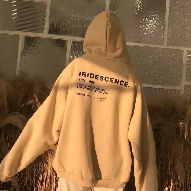Y2K Grunge Iridescent Hoodie - Retro 90s Fashion, Summer Outfits, and Pastel Goth Style