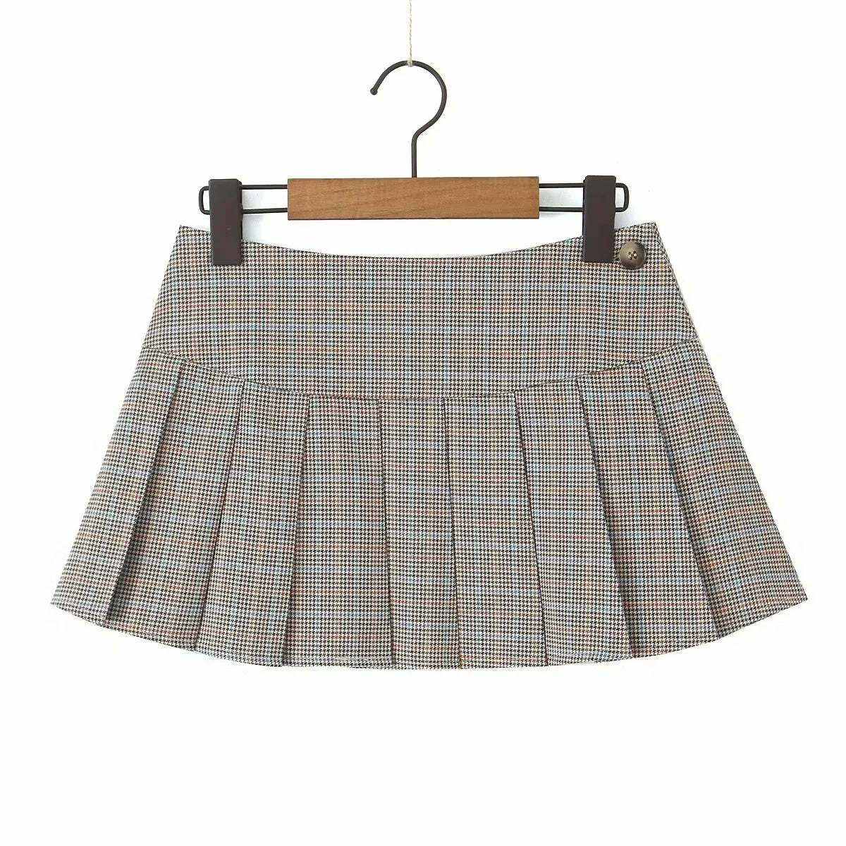 Y2K Grunge Ixchel Crop Top & Pleated Mini Skirt Set - 90s Fashion, Retro Summer Outfit