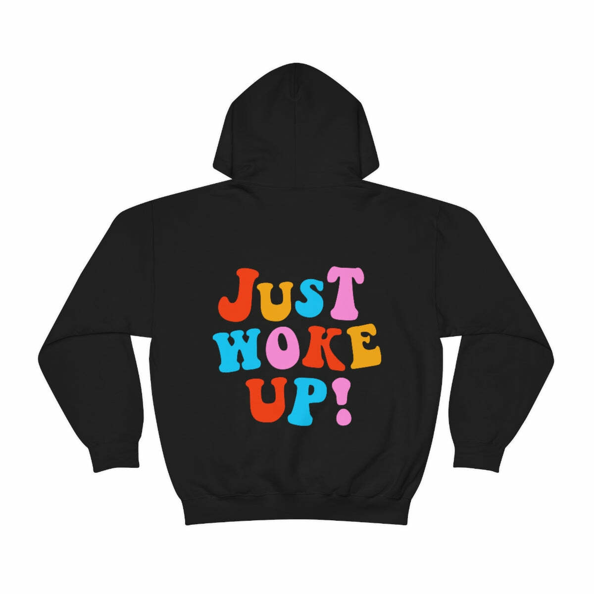 Y2K Grunge Just Woke Up Sweatshirt Hoodie - 90s Retro Summer Outfit for Women