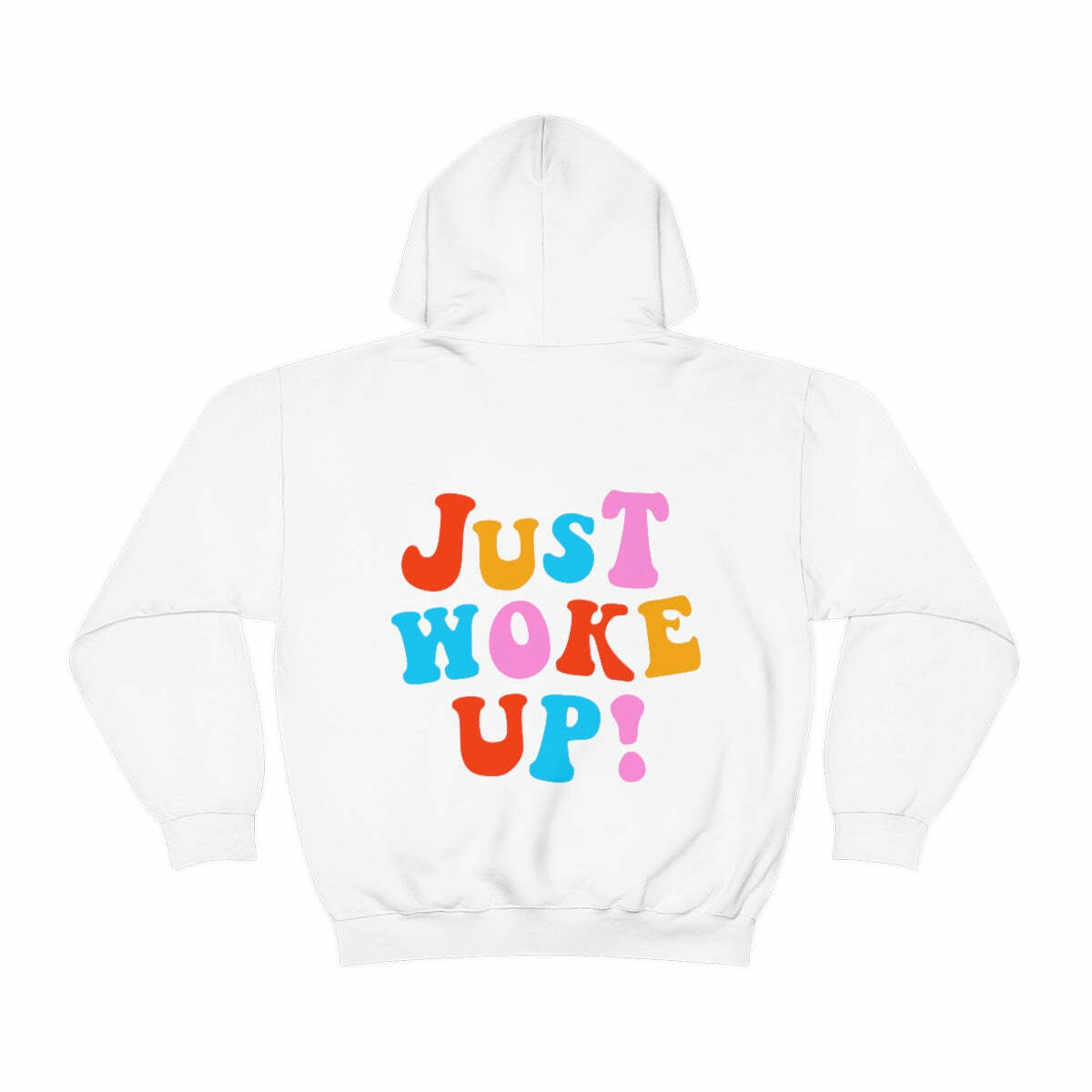 Y2K Grunge Just Woke Up Sweatshirt Hoodie - 90s Retro Summer Outfit for Women
