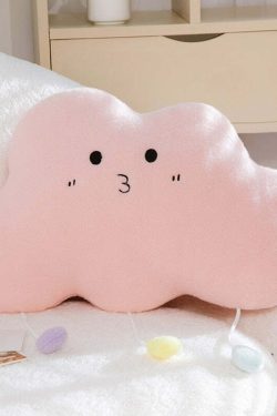 Y2K Grunge Kawaii Cloud Plush Pillow - Retro 90s Summer Outfit Accessory for Y2K Fashion