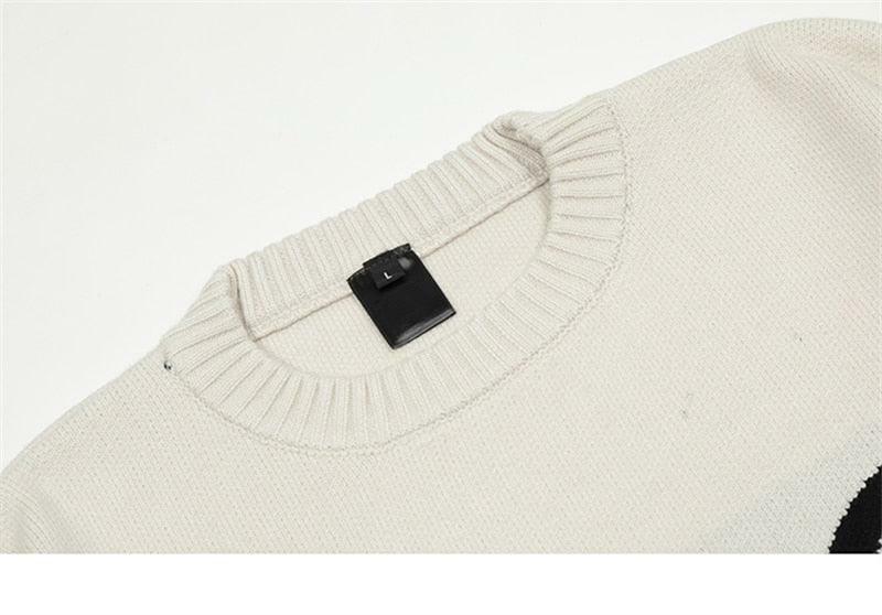 Y2K Grunge Knit Sweater - Retro 90s Fashion, Pastel Goth, Summer Y2K Outfits