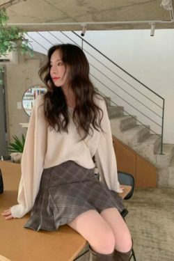 Y2K Grunge Knit Sweater - Retro 90s Fashion, Summer Y2K Outfits, Pastel Goth Style