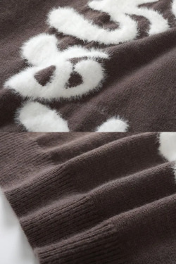 Y2K Grunge Knit Sweater - Retro 90s Streetwear, Pastel Goth, Summer Y2K Outfits