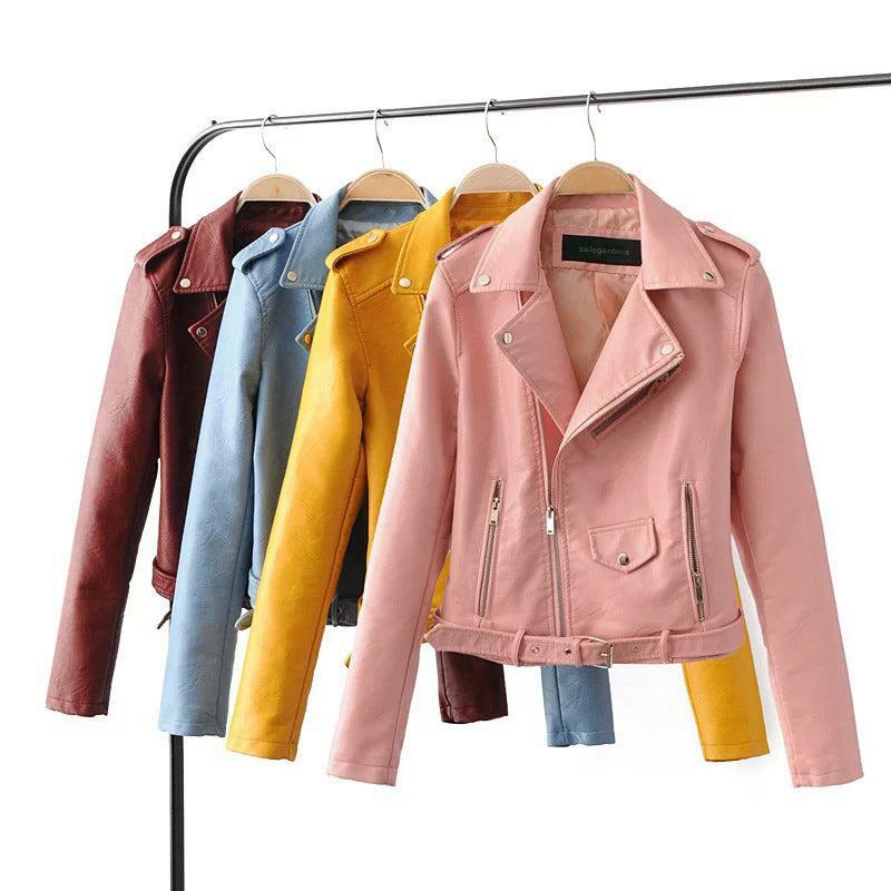 Y2K Grunge Leather Jacket - 90s Fashion, Retro Style, Y2K Summer Outfits, Gothic Y2K Vibes