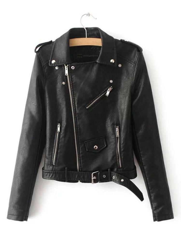 Y2K Grunge Leather Jacket - 90s Fashion, Retro Style, Y2K Summer Outfits, Gothic Y2K Vibes