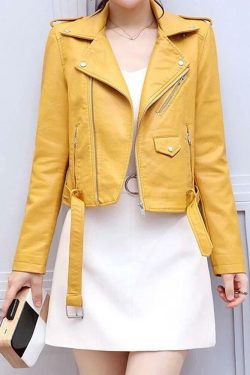 Y2K Grunge Leather Jacket - 90s Fashion, Retro Style, Y2K Summer Outfits, Gothic Y2K Vibes