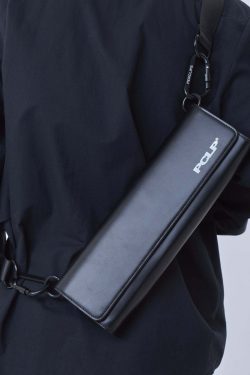 Y2K Grunge Long Satchel Bag - Retro 90s Fashion, Y2K Summer Outfits, Gothic Y2K Style