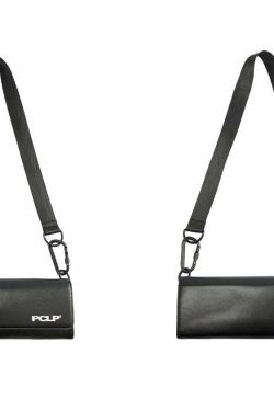 Y2K Grunge Long Satchel Bag - Retro 90s Fashion, Y2K Summer Outfits, Gothic Y2K Style