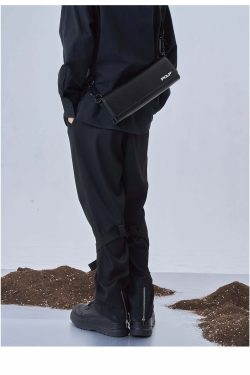 Y2K Grunge Long Satchel Bag - Retro 90s Fashion, Y2K Summer Outfits, Gothic Y2K Style